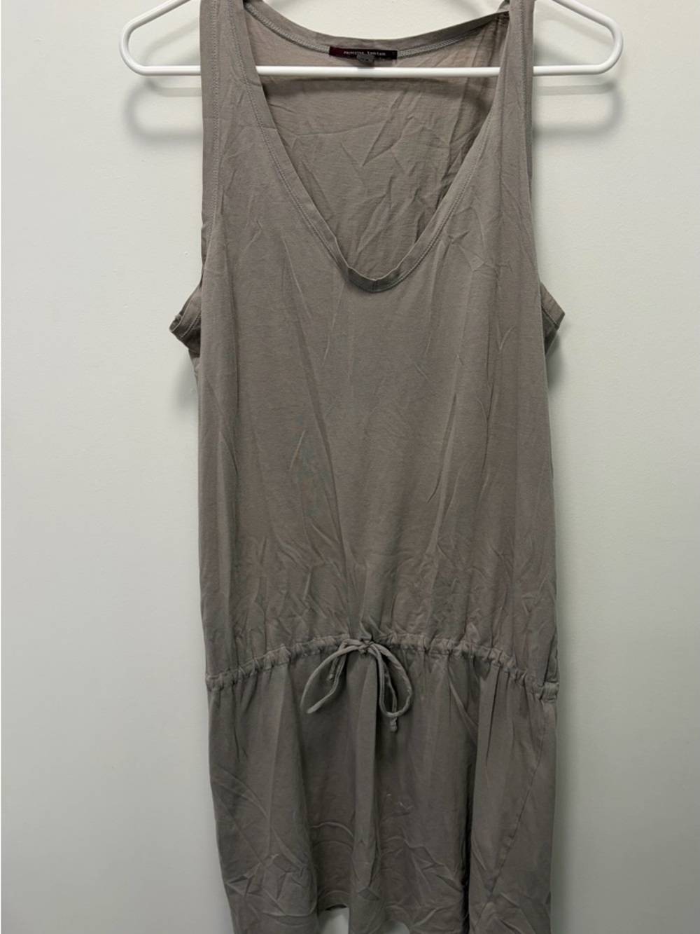 Princesse tam.tam French Taupe Drop Waist Mini Dress — Size M